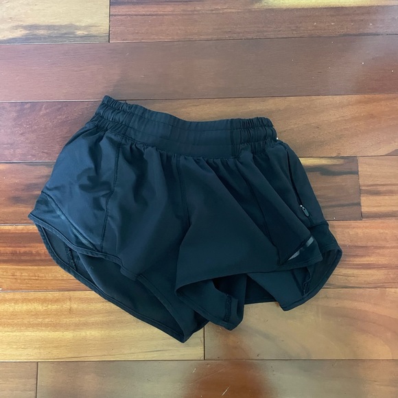 lululemon athletica Pants - Black lululemon regular hottie hot shorts 2.5 length